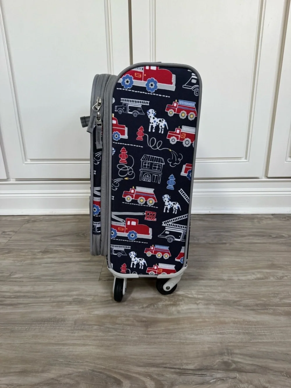 Pottery Barn Kids Mackenzie Firetruck Rolling Suitcase - Never Used